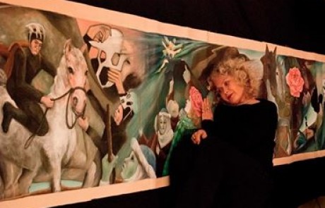 תערוכת "מסע הורד" בבית האמנים תל אביב לאמנית ורדה סולל-שמאי