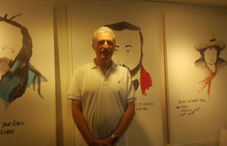 השקת תערוכת Imagine   של מיקי גולדשטיין בסגנון "ציור-איור"